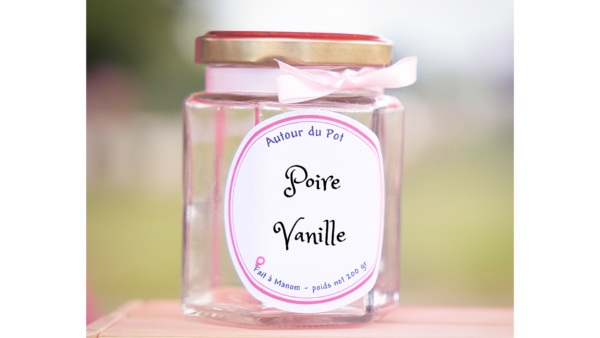 Poire Vanille - Autour du pot - Manom