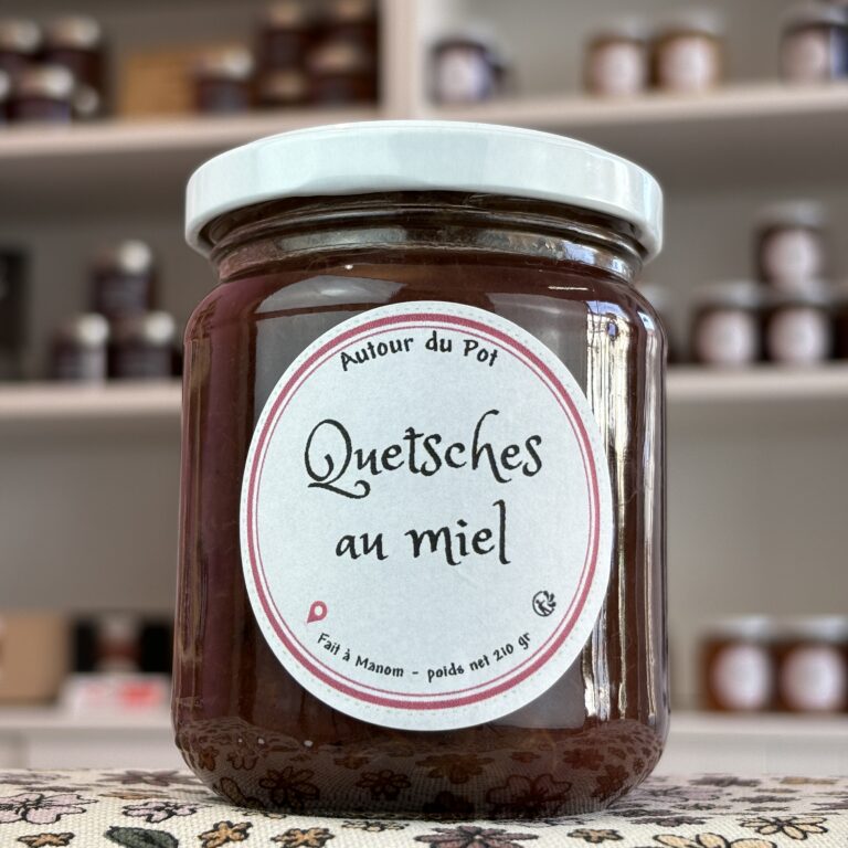 Quetsches au miel - Autour du pot - Manom